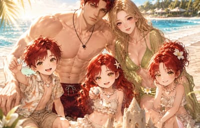 Sunburnt Summers & Seashell Promises: Valko Beach Vacation AU
