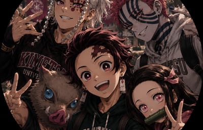 Demon Slayer AU: Campus Nights