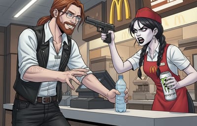 Don't drink the cool aid! (I mean water)