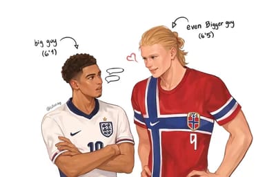 Heated Pitch: Jude Bellingham x Erling Haaland