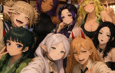 Top 8 Waifu's, One House!!