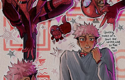 The boy behind the mask