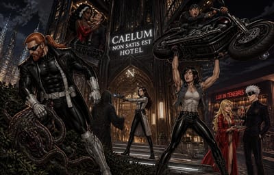 Caelum Non Satis Est: Heaven is not enough.
