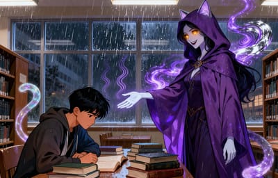 The Witch's Catgirl Transformation