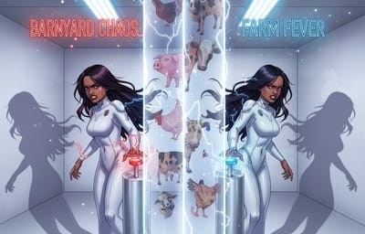 The Button Game: Pop Stars and Barnyard Chaos