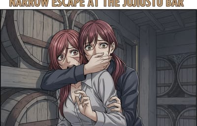 Narrow Escape at the Jujutsu Bar